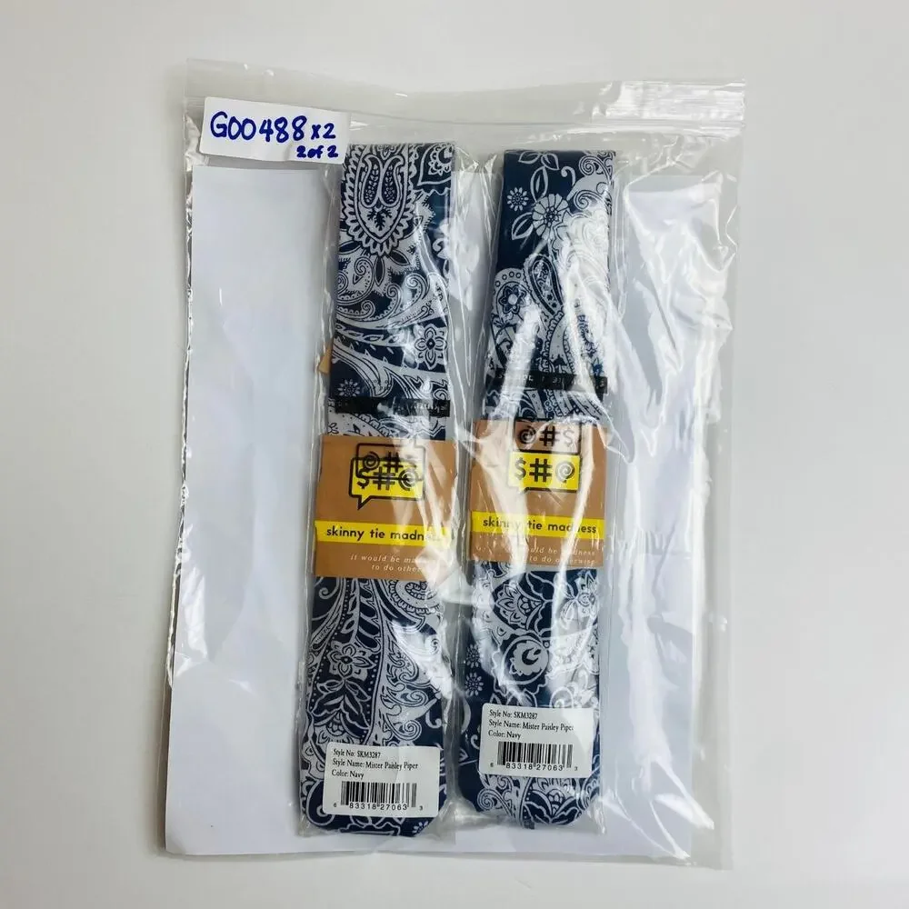 Skinny Tie Madness set skinny